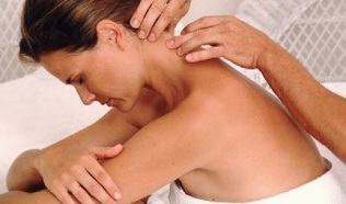 Therapeutic massage of cervical chondrosis
