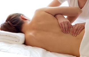 back pain after childbirth, massage